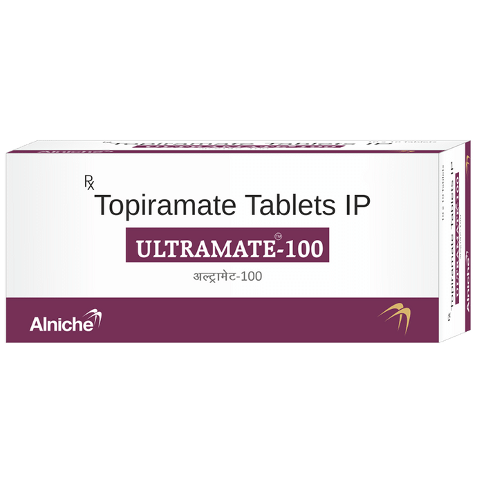 Ultramate 100 Tablet    Topiramate 100mg