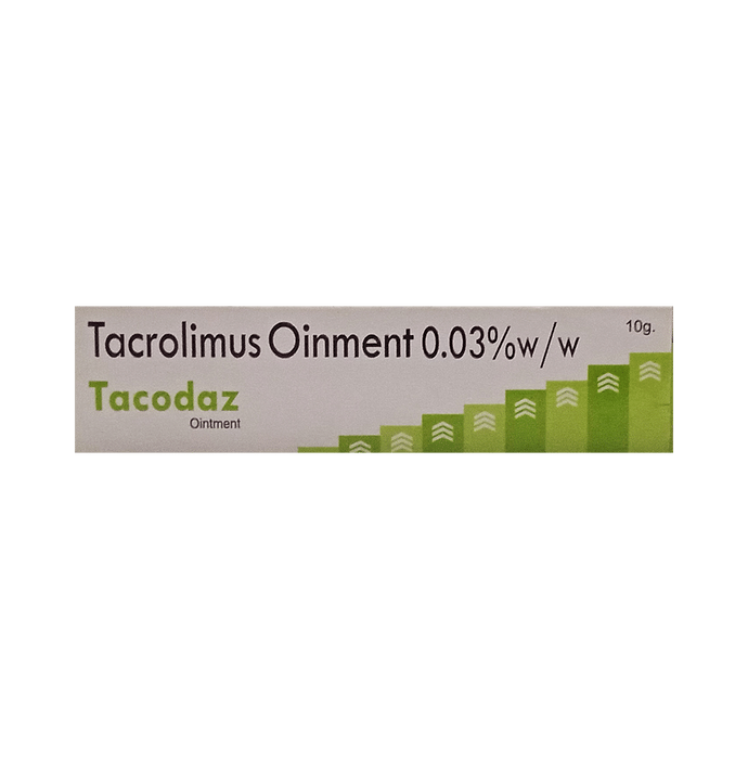 Tacodaz Ointment    Tacrolimus 0.03% w/w