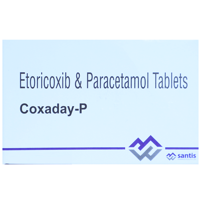 Coxaday-P Tablet    Etoricoxib 60mg + Paracetamol 325mg