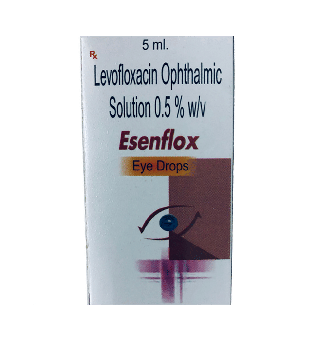 Esenflox Eye Drop    Levofloxacin 0.5% w/v