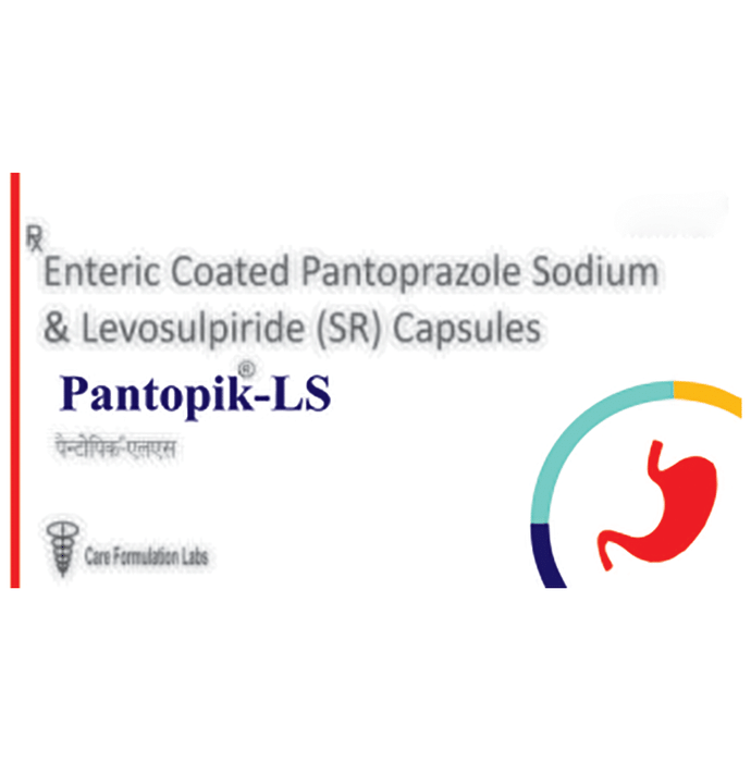 Pantopik-LS Capsule SR    Levosulpiride 75mg + Pantoprazole 40mg