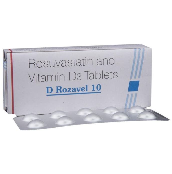 D Rozavel 10 Tablet    Rosuvastatin 10mg + Vitamin D3 1000IU