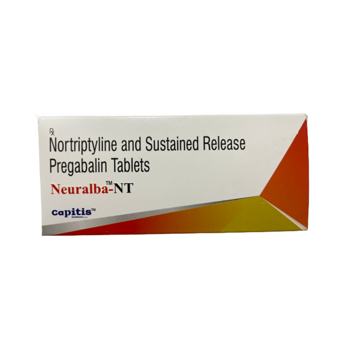 Neuralba-NT Tablet SR    Pregabalin 75mg + Nortriptyline 10mg