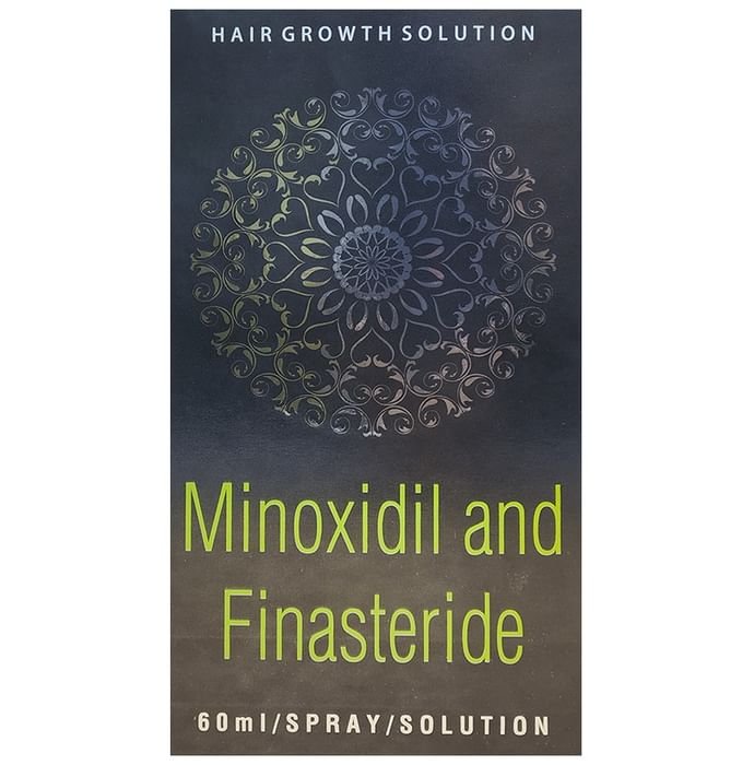 DavaIndia Minoxidil+Finasteride Solution    Minoxidil 5% w/v + Finasteride 0.1% w/v