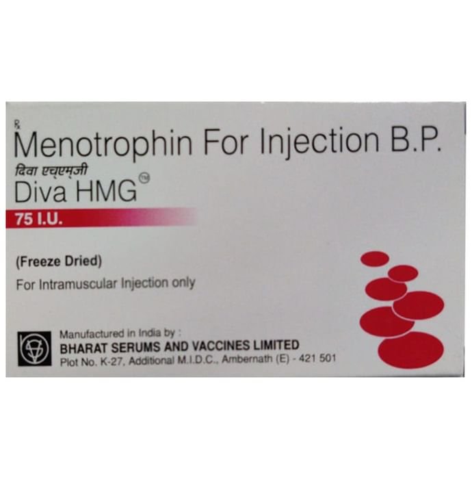 Diva Hmg 75i.u Injection    Menotrophin 75i.u