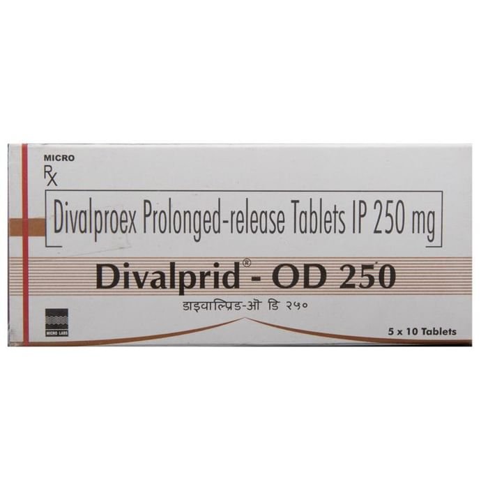 Divalprid-OD 250 Tablet PR    Divalproex 250mg