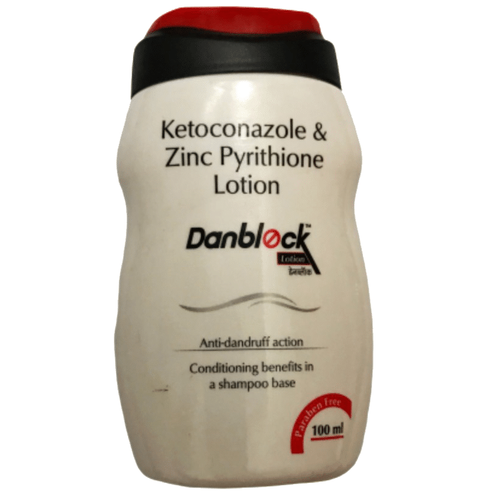 Danblock Lotion    Ketoconazole 2% w/v + Zinc pyrithione 1% w/v