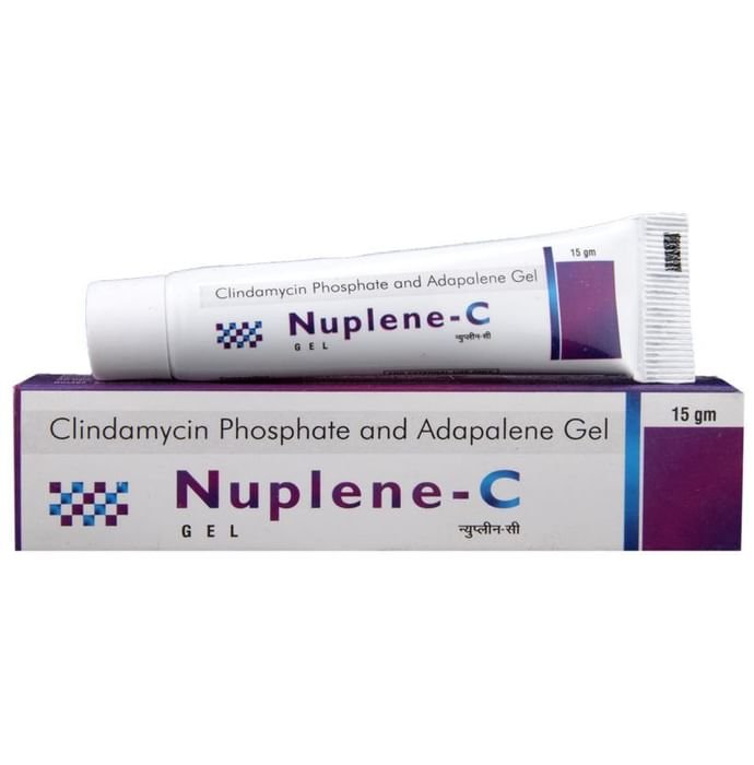 Nuplene-C Gel    Adapalene 0.1% w/w + Clindamycin 1% w/w