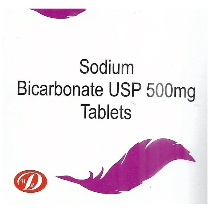 Danavish Sodium Bicarbonate 500mg Tablet    Sodium Bicarbonate 500mg