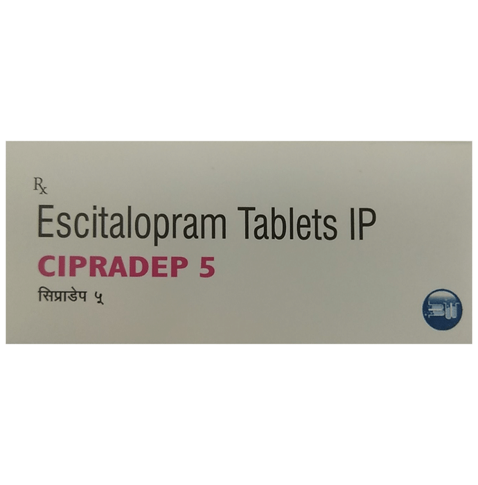 Cipradep 5 Tablet    Escitalopram Oxalate 5mg