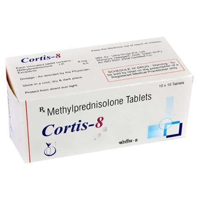 Cortis 8 Tablet    Methylprednisolone 8mg