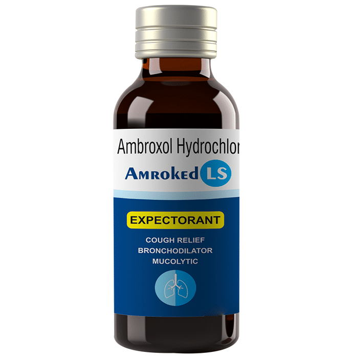 Amroked LS Syrup    Levosalbutamol 1mg + Ambroxol 30mg + Guaifenesin 50mg