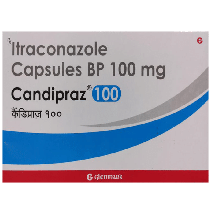 Candipraz 100mg Capsule    Itraconazole 100mg