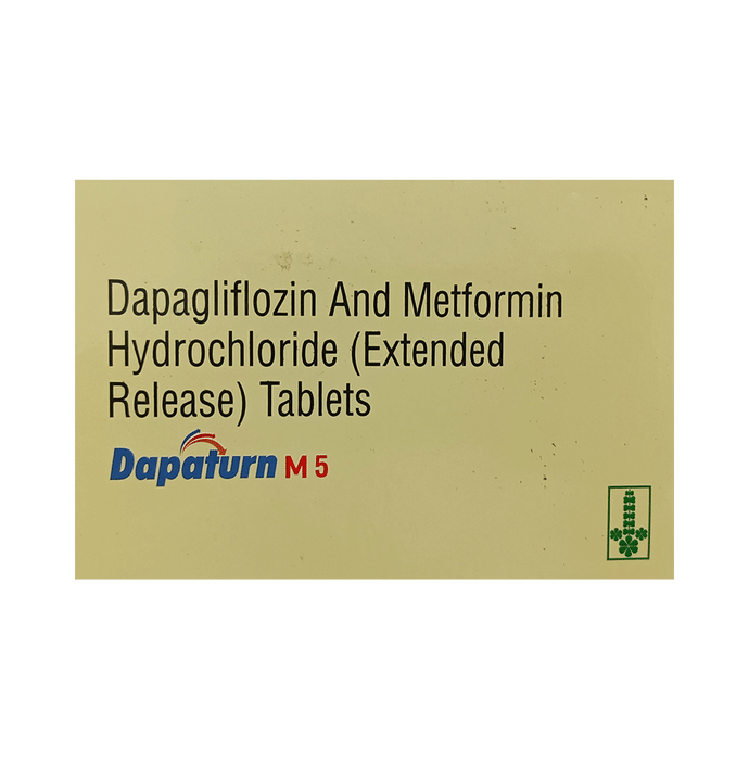 Dapaturn M 5 Tablet ER    Dapagliflozin 5mg + Metformin 500mg