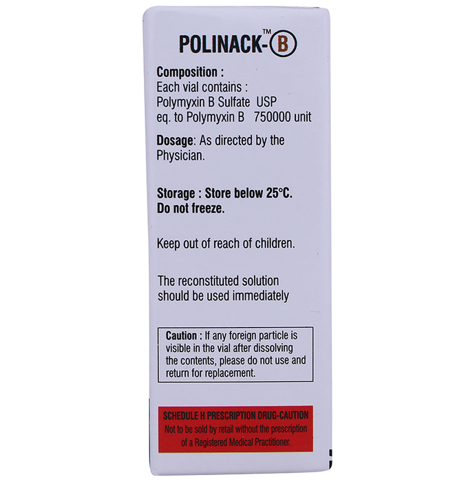 Polinack-B Injection    Polymyxin B 750000units