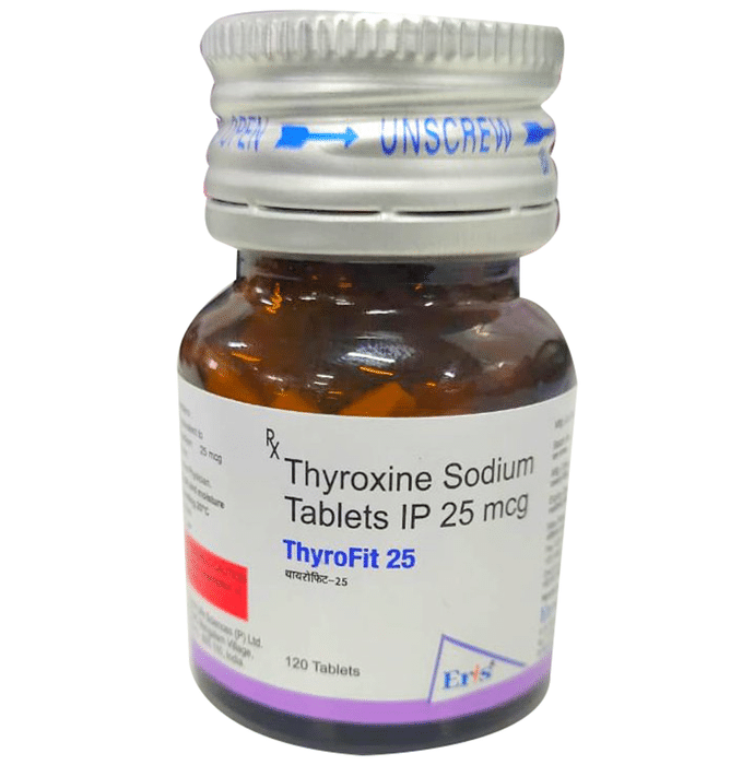 Thyrofit 25 Tablet    Thyroxine 25mcg