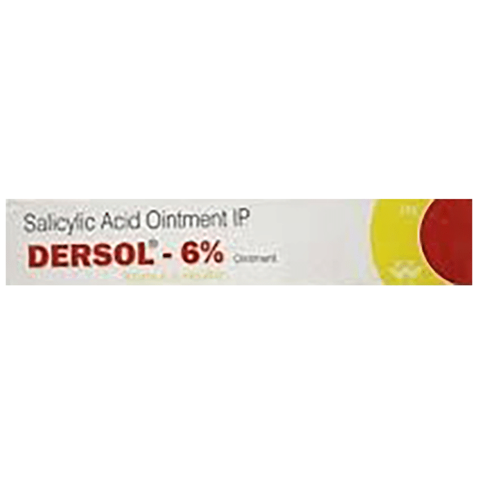 Dersol 6% Ointment    Salicylic Acid 6% w/w