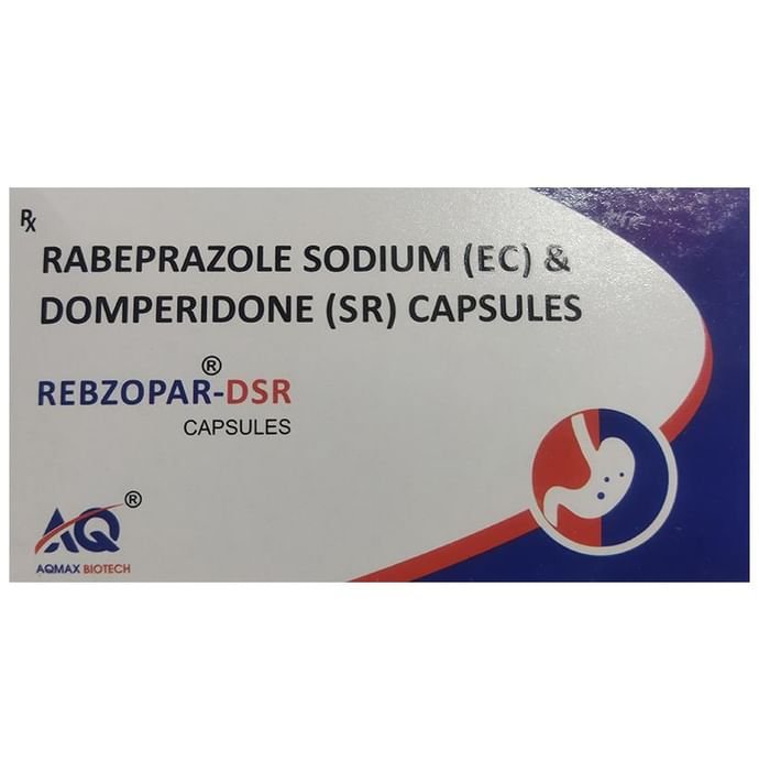 Rebzopar-DSR Capsule    Domperidone 30mg + Rabeprazole 20mg