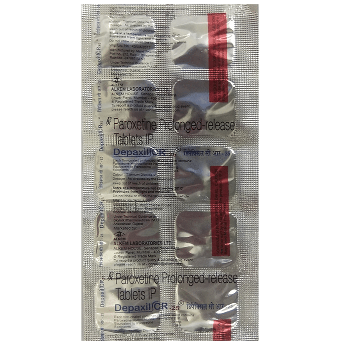 Depaxil CR 25 Tablet    Paroxetine 25mg