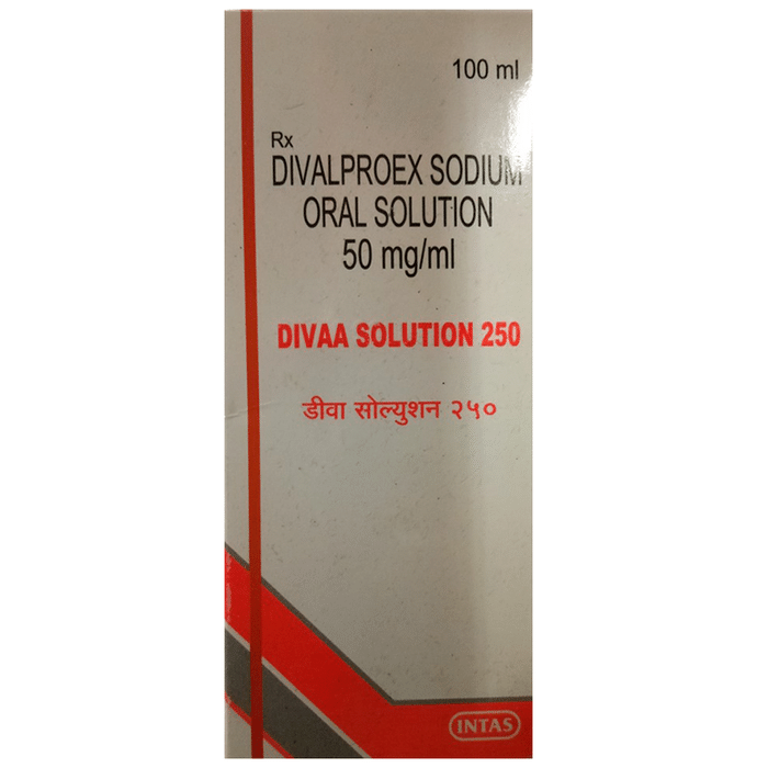 Divaa 250 Solution    Divalproex 250mg/5ml