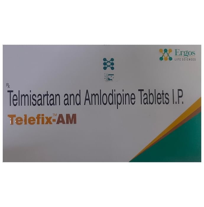 Telefix-AM Tablet    Telmisartan 40mg + Amlodipine 5mg