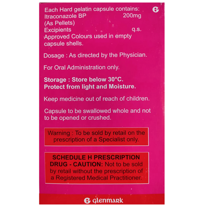 Candipraz 200mg Capsule    Itraconazole 200mg