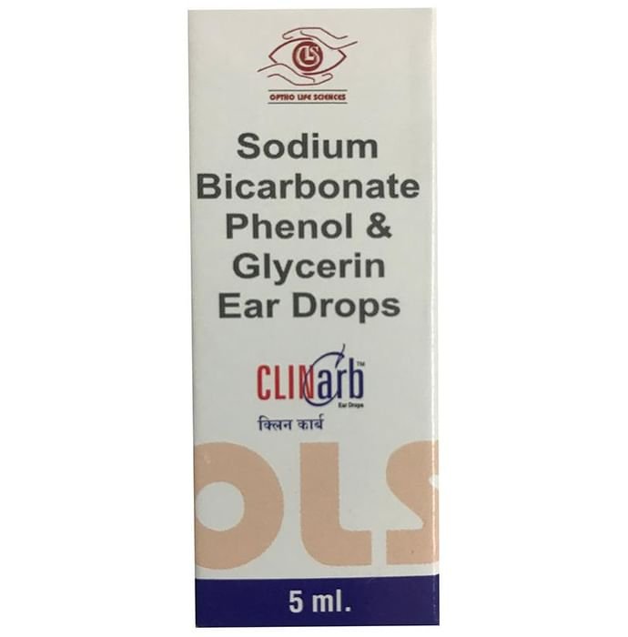 Clincarb Ear Drop    Sodium Bicarbonate 34mg/ml + Glycerin 0.34mg/ml