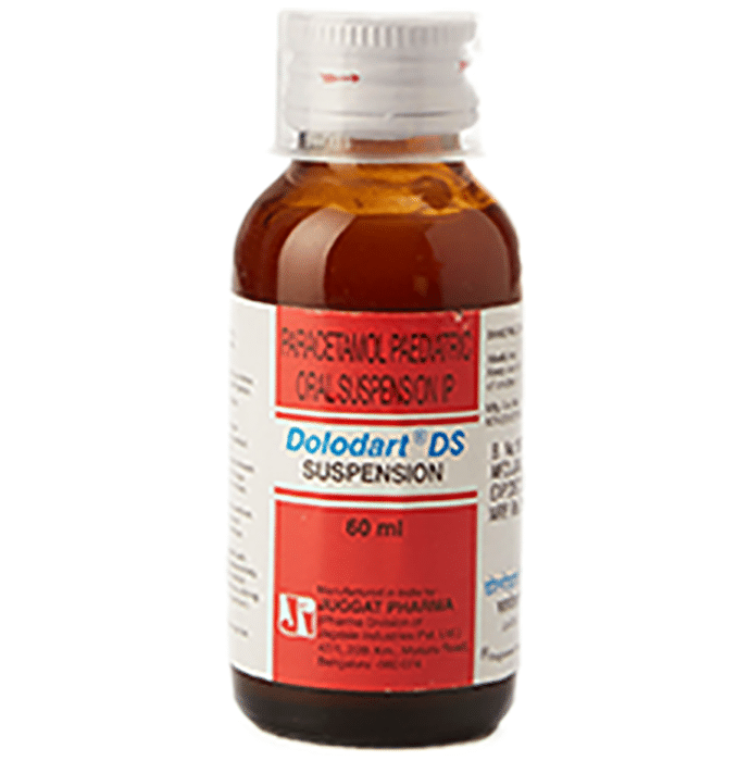 Dolodart DS 250mg/5ml Suspension    Paracetamol 250mg/5ml