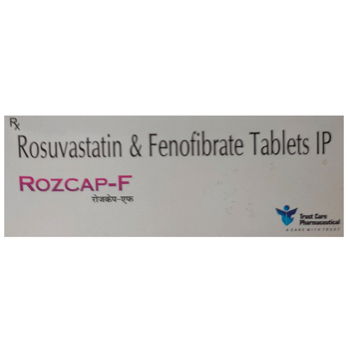 Rozcap-F Tablet    Fenofibrate 160mg + Rosuvastatin 10mg