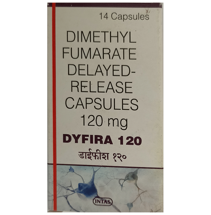 Dyfira 120mg Capsule    Dimethyl fumarate 120mg