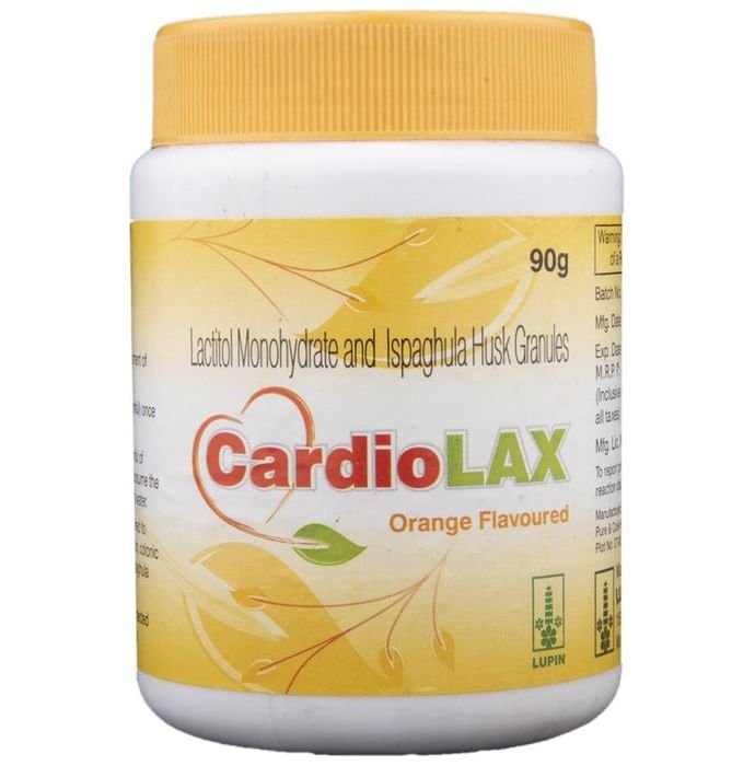 Cardiolax Granules Orange    Lactitol 10gm + Ispaghula 3.5gm