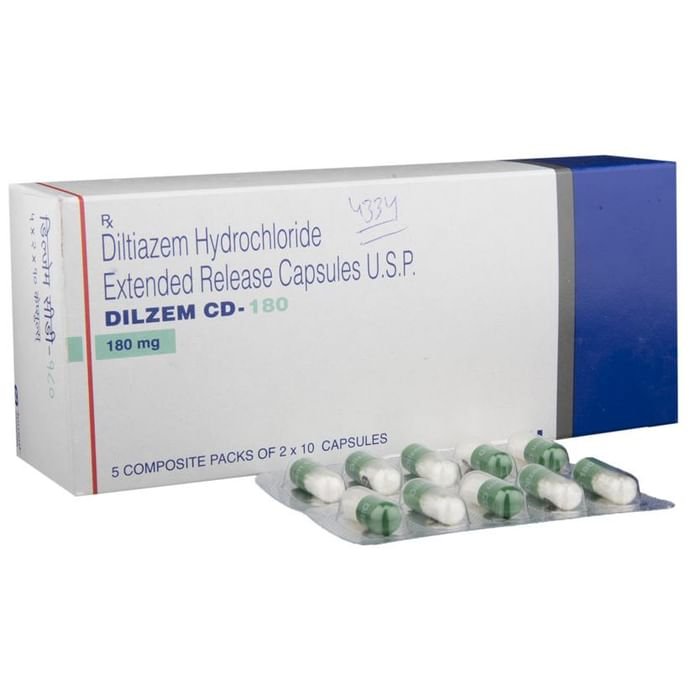 Dilzem CD 180 Capsule ER    Diltiazem 180mg