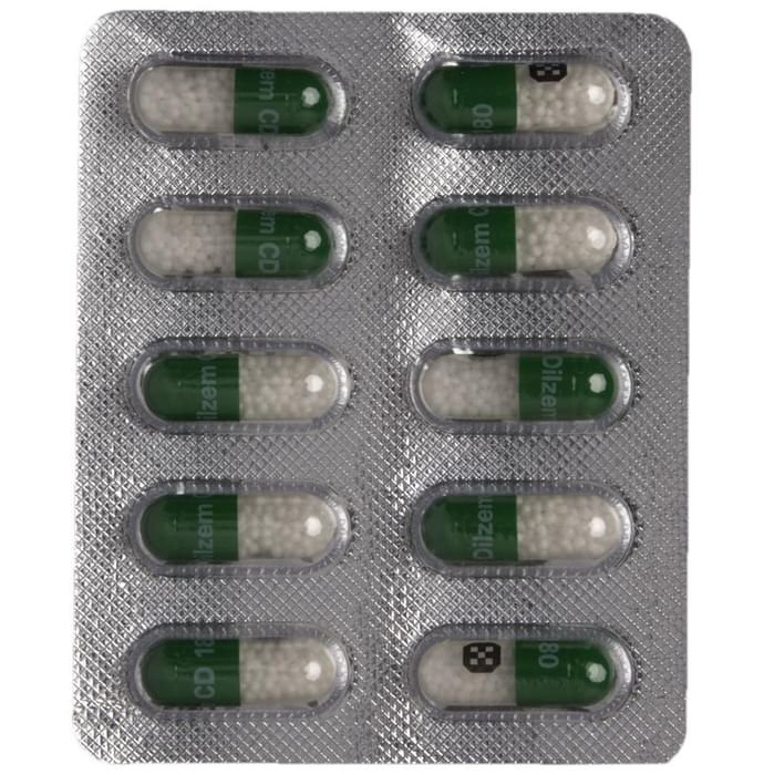 Dilzem CD 180 Capsule ER    Diltiazem 180mg