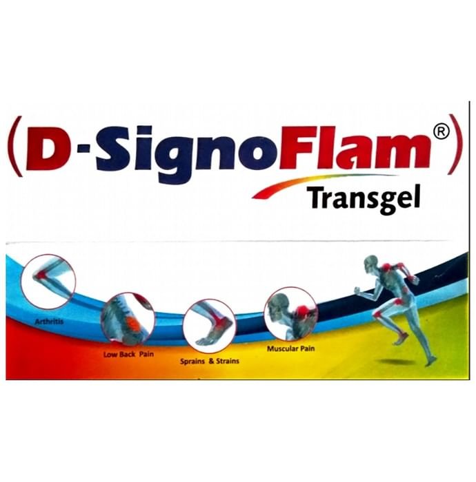 D-Signoflam Transgel    Diclofenac diethylamine 10mg + Methyl Salicylate 150mg + Alcohol 50mg