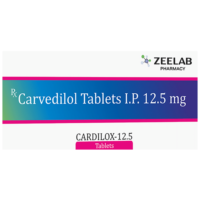 Cardilox 12.5 Tablet    Carvedilol 12.5mg