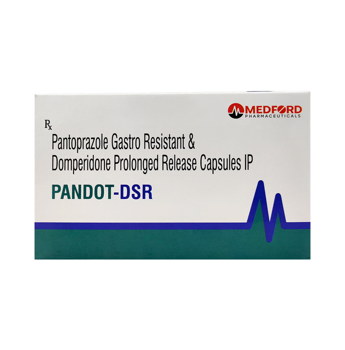 Pandot-DSR Capsule    Domperidone 30mg + Pantoprazole 40mg