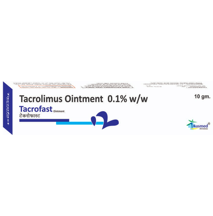 Tacrofast Ointment    Tacrolimus 0.1% w/w