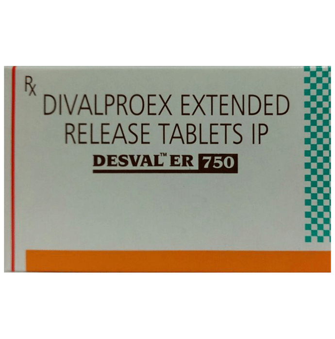 Desval ER 750 Tablet    Divalproex 750mg