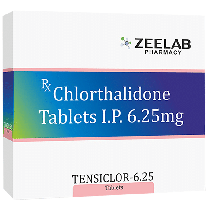 Tensiclor 6.25 Tablet    Chlorthalidone 6.25mg