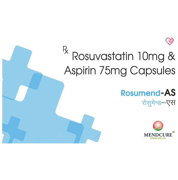 Rosumend-AS Capsule    Rosuvastatin 10mg + Aspirin 75mg