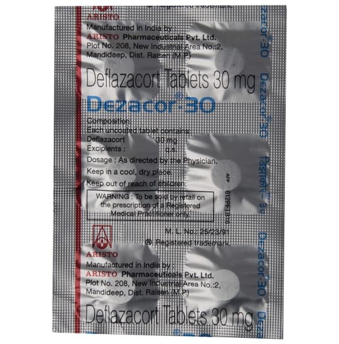 Dezacor 30 Tablet    Deflazacort 30mg