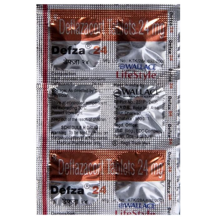 Defza 24 Tablet    Deflazacort 24mg