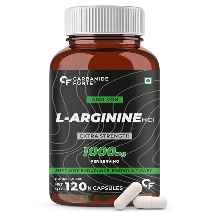 Carbamide Forte L-Arginine HCL 1000mg | Capsule for Endurance, Energy & Power