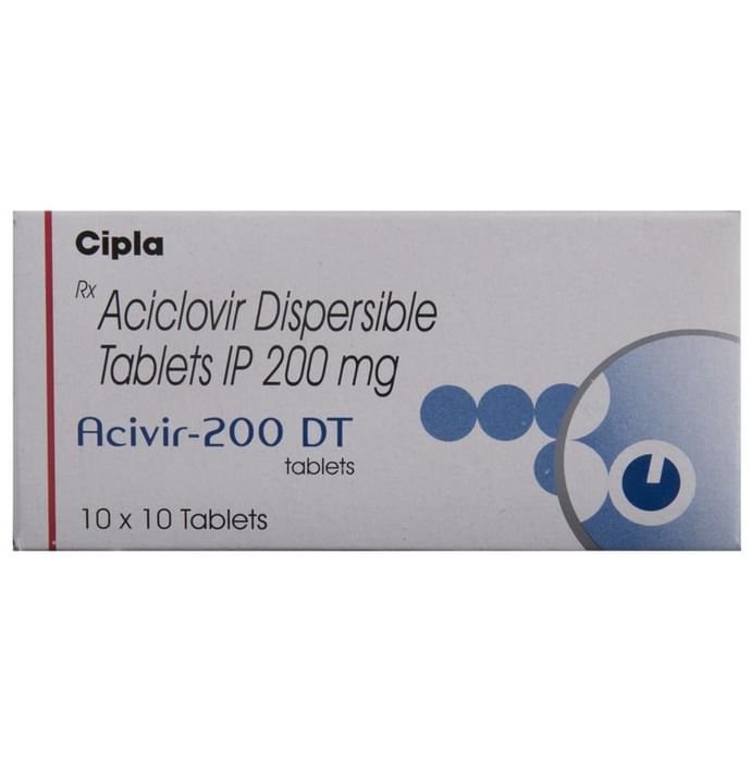 Acivir 200 DT Tablet Acyclovir 200mg