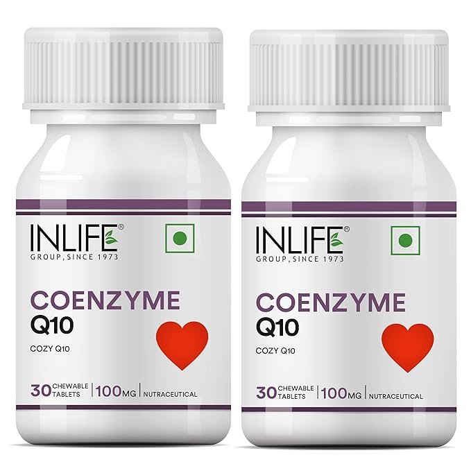 Inlife Coenzyme Q10 for Heart Health | Chewable Tablet