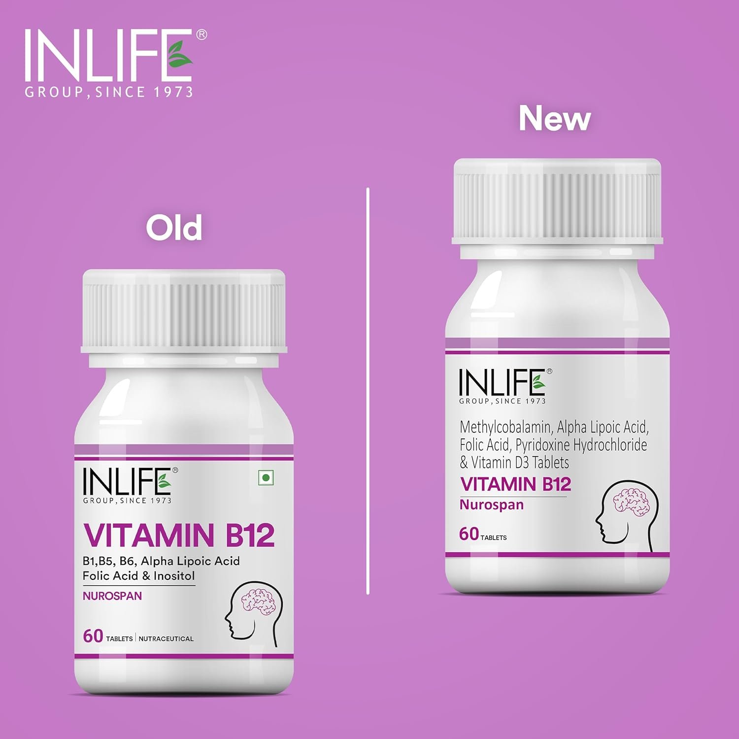 Inlife Vitamin B12 Nurospan Tablet | Nutrition Support