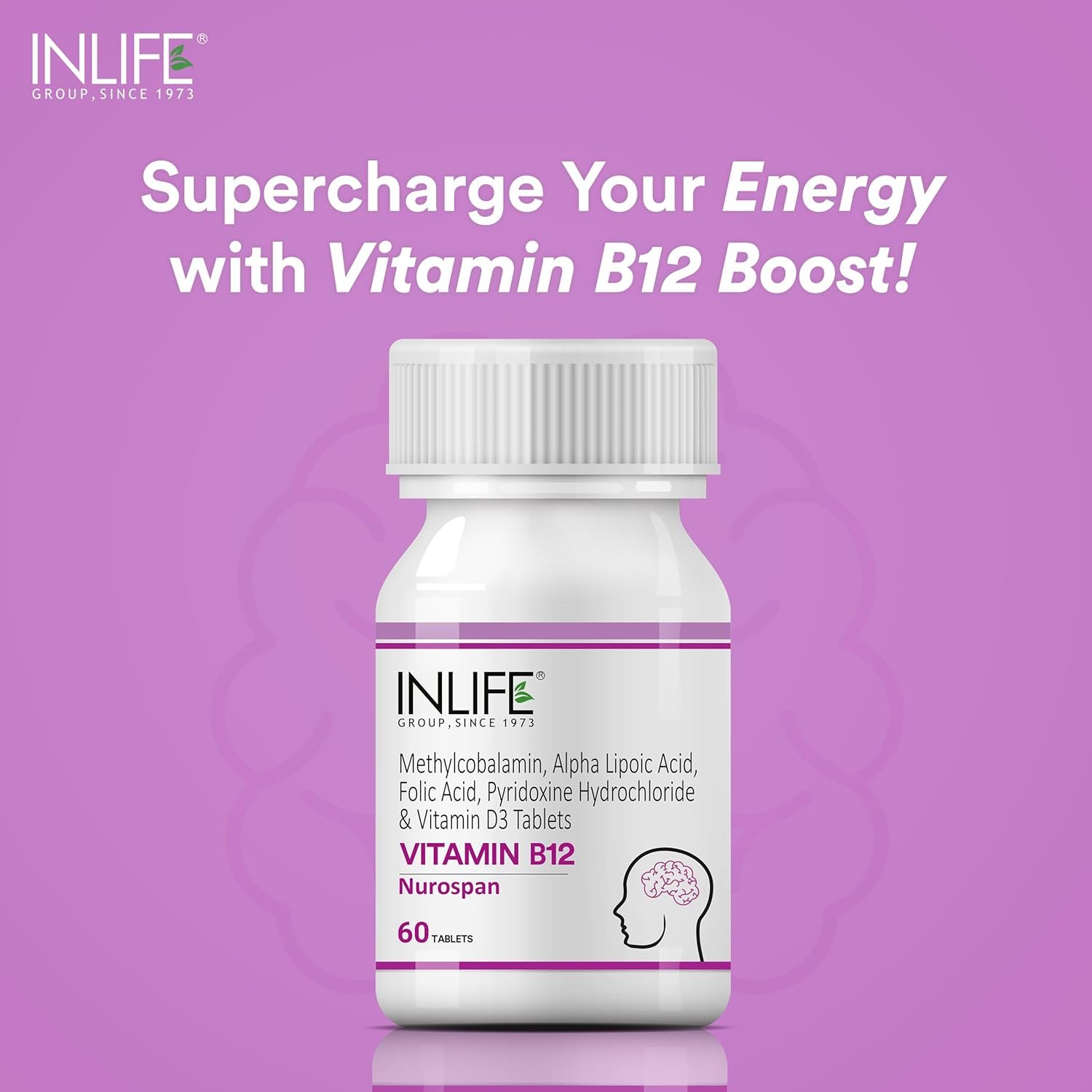 Inlife Vitamin B12 Nurospan Tablet | Nutrition Support