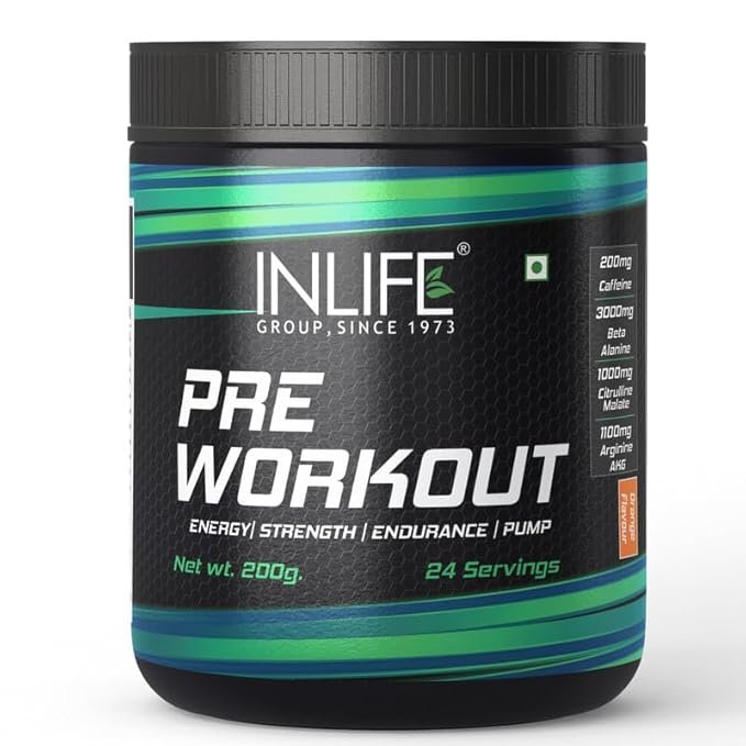 Inlife Pre Workout Orange