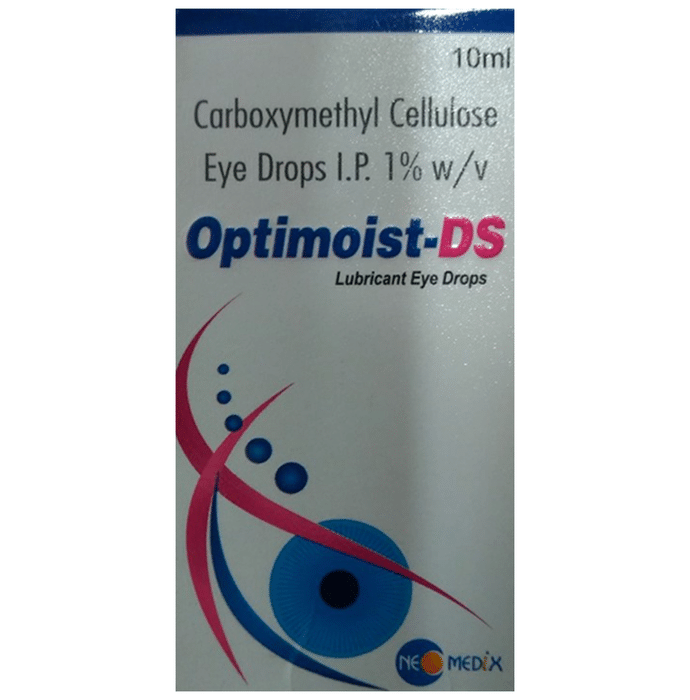 Optimoist-DS Lubricant Eye Drop Carboxymethylcellulose 1% w/v + Oxychloro Complex 0.0075% w/v