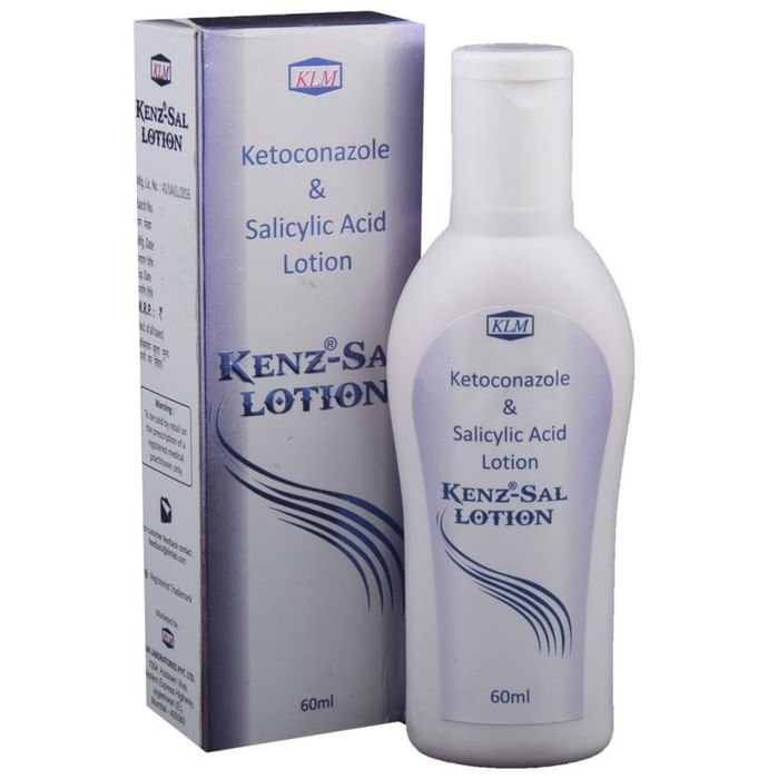 Kenz-Sal Lotion Ketoconazole 2% w/v + Salicylic Acid 2% w/v